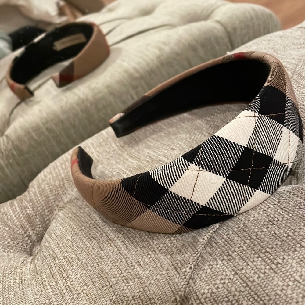 Burberry Quilted Nova Check Headband